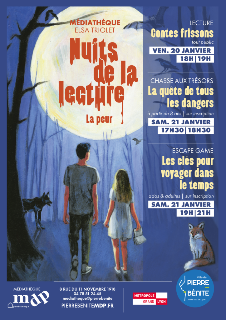 Lecture de contes Frissons - Les Nuits de la lecture - Médiathèque Elsa ...