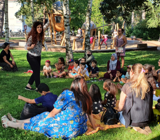 Lectures sur l&rsquo;herbe avec les médiathèques
