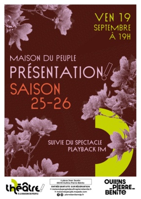 Présentation de saison 2025 – 2026