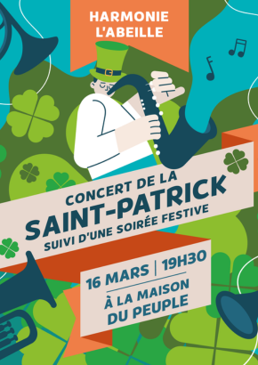 Fête de la Saint-Patrick – l’Harmonie l’Abeille